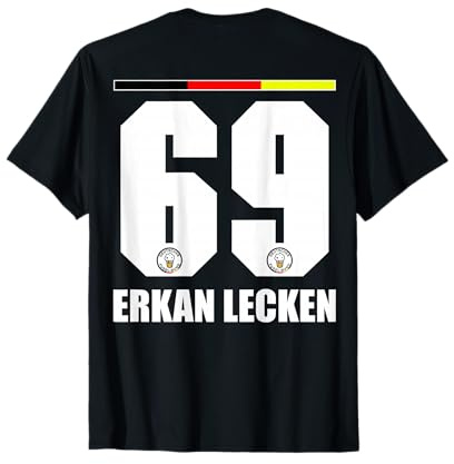 Deutschland Sauf Trikot 69 Erkan Lecken Sauf Legende T-Shirt