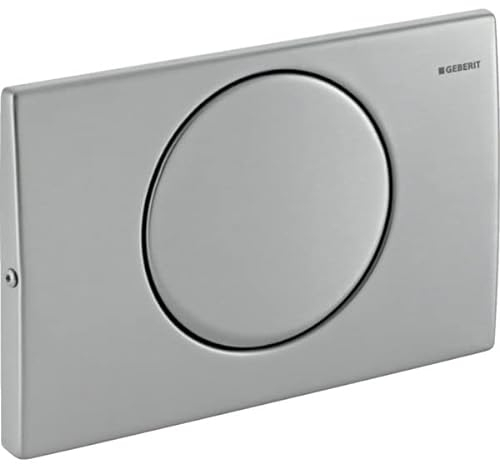Geberit Actuation Plate Delta10, Flush-Stop-Flush, screwable, 115.101.00.5