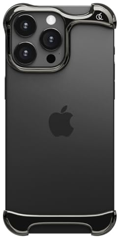 Arc Pulse Schutzhülle für iPhone 15 Pro Max – Minimalistischer Fallschutz, stoßfestes Aluminium in Luftfahrtqualität, doppellagige Stoßdämpfung, Kratzfest, aufschiebbar, leicht, 360°-Schutz