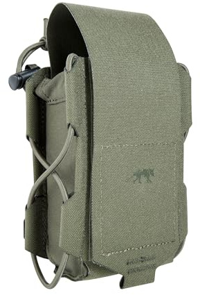Tasmanian Tiger TT Universal Pouch M Universal-Tasche für Magazine, GPS, Funkgeräte, Trinkflaschen; Molle-System, Bungee Cord, Deckel höhenverstellbar und abnehmbar
