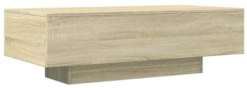vidaXL Couchtisch Sonoma-Eiche 100x49,5x31 cm Holzwerkstoff