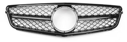 Kühlergrill Front Grill Für Be&nz C-Klasse W204 C300 C350 2008-2014 Für AM&G Schwarz Front Stoßstange Grille Grill