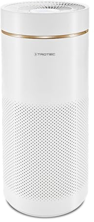 TROTEC AirgoClean 170+ Luftreiniger – HEPA Filter für Allergiker – Räume bis 42 m² /105 m³, Luftfilter entfernt 99,97% aller Partikel, Gebläsestufen 5 mit Turbo-Modus, weiß