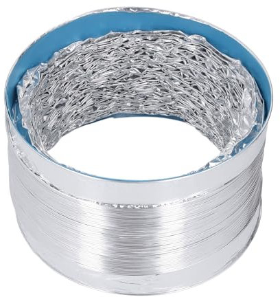 Air Aluminum Foil Duct 7 Inch Diameter 6.56ft Length Thickened PVC Dryer Vent Hose - For HVAC, Kitchens, Greenhouses, and More - Air Aluminum Foil Duct, Dryer Vent Hose