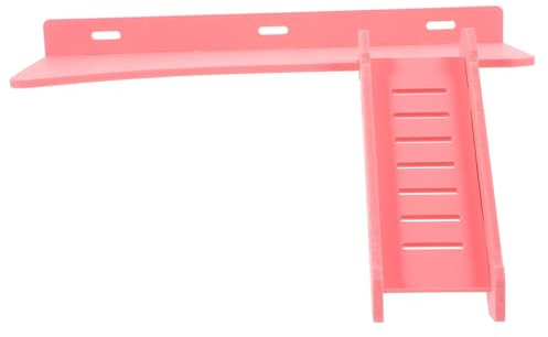 WEKAMOS Plataforma para Hámster con Escalable para Jaula Accesorio para Mascotas Pequeñas como Hámsters Enanos Erizos y Ardillas Color Rosa para Actividad Física y Entretenimiento