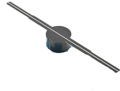Proiettore olografico 3D Ventilatore da parete Wifi LED Player Insegna Lampada olografica Display pubblicitario remoto for immagini e video
