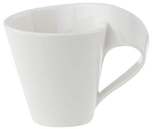 Villeroy & Boch NewWave Tazza da Caffè Espresso, Porcellana Premium, Bianco, 80 ml
