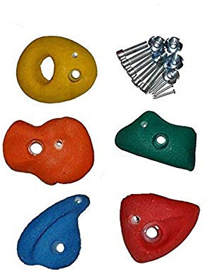 GK Klettersteine für Kletterwand, 5er Set, Größe: S