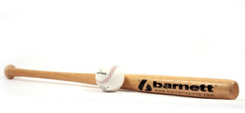 bbwo di 2 Set, Mazza e Palla da Baseball, Junior, Legno (BB di W 30, TS 1)