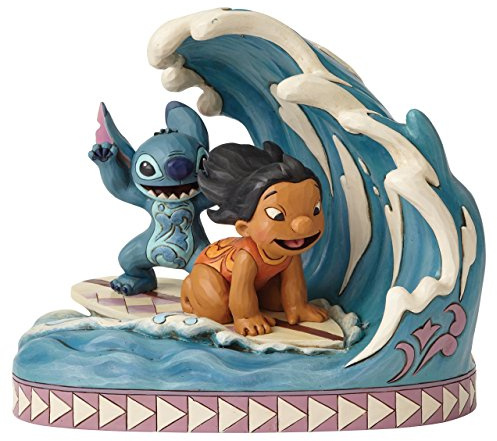 Figura de Lilo y Stitch, Diseñada por Jim Shore, Disney Traditions, para coleccionar, Enesco