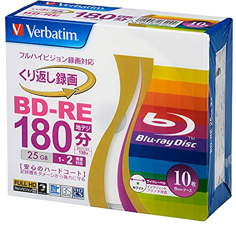 Verbatim Blu-ray Disc 10 Pack - BD-RE 25GB 2X - 2011