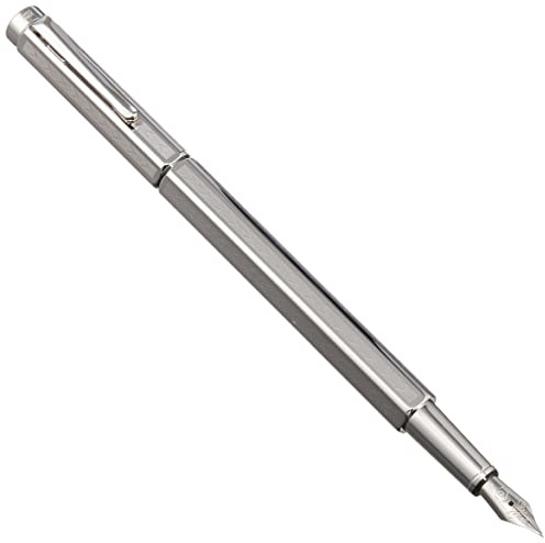 Caran d'Ache Füllhalter Ecridor Chevron, palladiert, Feder:fein (F), 1 Stück (1er Pack)
