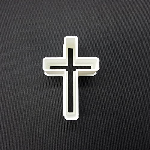 Jesus Kreuz Ausstecher, 5cm / 8cm / 10cm / 12cm Größe, 25mm tief (8cm)