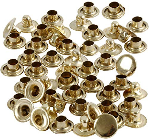 Creativ Company 406150 remache - Remaches (Latón, 7 mm, 50 pieza(s))