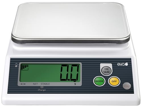 Bilancia di precisione - Bianca - Portata 3kg - Divisione 0,1g - Ricaricabile - Non omologata
