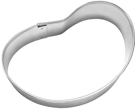 Jelly Bean Candy 3 Inch Cookie Cutter from The Cookie Cutter Shop – Tin Plated Steel - Made in the USA