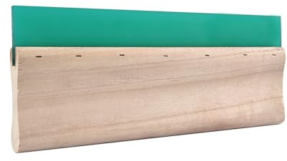 Serigrafía Rasqueta de, 4 tamaños Madera Raspador de Tinta de Pantalla para Serigrafía para Madera 30 cm(1Pcs)
