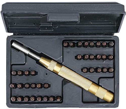 POINTEAU AUTOMATIQUE, LETTRES ET CHIFFRES A FRAPPER DE 4 mm