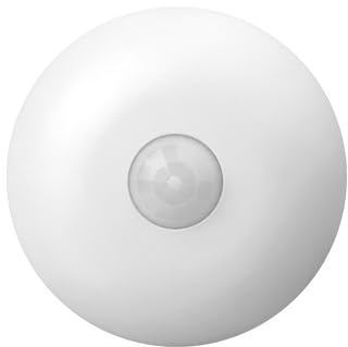 ECOELER PIR Ceiling Sensor Switch, Hard-Wired Occupancy Motion Sensor with Slim Design, 360 Degree Field of View High Bay Ceiling Motion Sensor, White, UL & FCC Listed