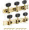 PATIKIL Acoustic Classical Guitar Machine Heads Tuning Keys Pegs String Tuners, Black Buttons, 1 Set