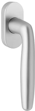 Fenstergriff Silber Fensterbeschlag Alu Fenster Griff für Roto, Sigenia Winkhaus