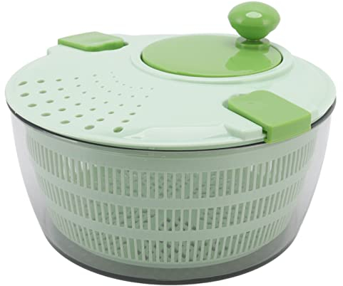4L Salad Spinner Large Lettuce Spinner Vegetable Dryer Green, Vegetable Spinner DryerColander Vegetable Spinner Lettuce Dryer Spinner