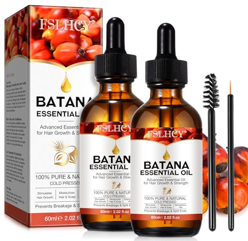 FSLHCY Batana Oil for Hair Growth 120ml Batana Öl für Haarwachstum, Wimpern, Augenbrauen Gegen Haarausfall Stimuliert zur Hydratisierung und Reparatur von trockenem, Geschädigtem Haar