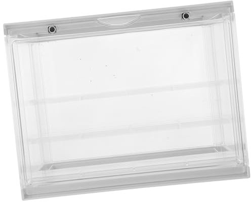 Vaguelly Vitrinen für Erinnerungsstücke Sammelbox Ausstellungsregale Modelle 3-lagige Figurenpuppenboxen Modell-Displayhalter Hohe Transparenz transparente Box Halterung Statue Modellkasten