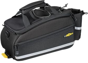 TOPEAK MTX 2.0 TrunkBag EX mit QuickTrack System - Fixed Top | Langlebig und wasserabweisend, reichlich Stauraum, bequeme Flüssigkeitszufuhr, erhöhte Sicherheit