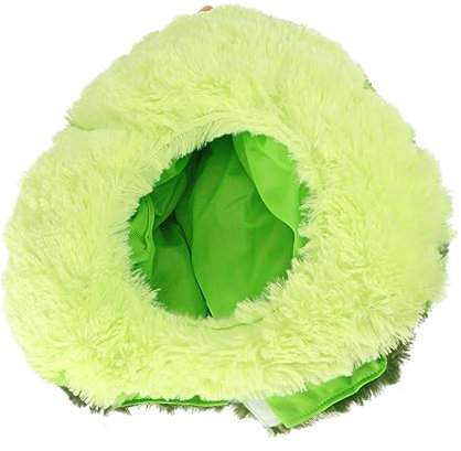 ORFOFE 1pc Adorable Avocado Shape Hat Fun Fruit Headwear for Parties Cosplay and Photo Props Lightweight and Comfortable Cartoon Style for Girls and Dress-up Events