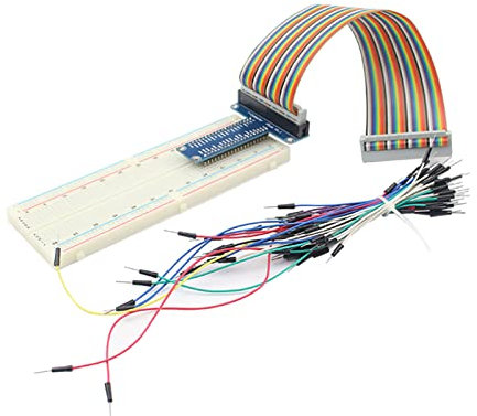 DBEIXIWEI T-type GPIO Expansion Board Kit T-type Expansion Board with Breadboard and GPIO Cable for Raspberry Pi1 B+ / 2 B / 3 B Fittings