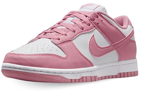 NIKE Femme Dunk Low Sneaker, White Elemental Pink, 42.5 EU