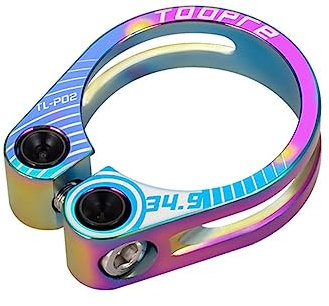 Abrazadera tija sillin bici, Abrazadera for tija de sillín de bicicleta, abrazadera for tubo de sillín, aleación de aluminio, liberación rápida, accesorios for ciclismo, 31,8 mm, 34,9 mm, abrazadera f