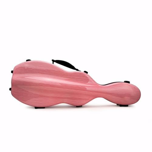 Geigenkasten Geigenkoffer Größe 4/4 Rosa Professioneller Leichter Und Leicht Zu Tragender Rucksack-Geigenkoffer