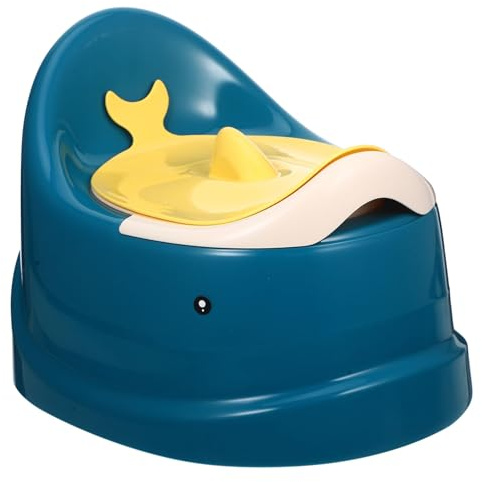 RORPOIR Töpfchen für Kinder Kindertoilettensitz für Jungen und Mädchen Pp Blau Tragbar für Haus und Auto zum Töpfchentraining