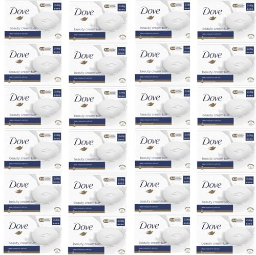 Dove Beauty Cream Bar Klassische Seife, feuchtigkeitsspendend, 2 x 90 g, 24 Stück