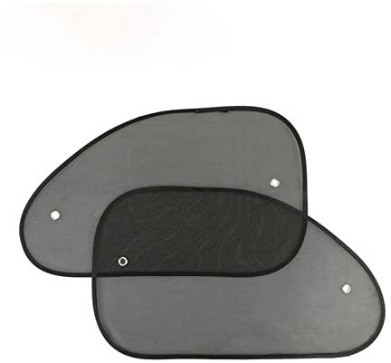 OGJFD FenêTre LatéRale Pare Pluie Visières Pare-Brise Auto Fenêtre Pare-Soleil Accessoires Voiture Pare-Soleil Couvre Couverture Universelle Pare-Brise Pliant Visière Réflecteur DéFlecteur Voiture(2)