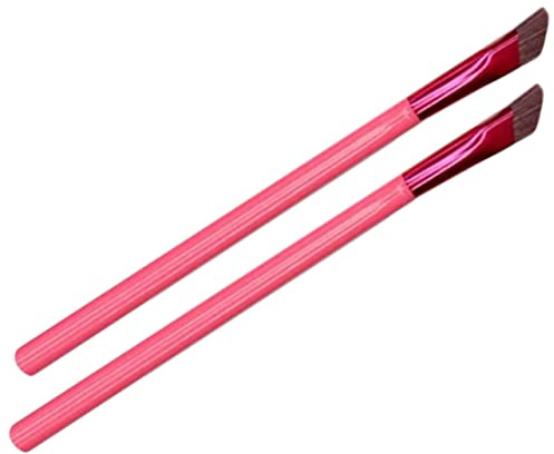 Beaupretty 2 Stück Teiliges Augenbrauenpinsel Abgewinkelt für Präzises Auftragen von Augenbrauenpuder und Concealer Leichte Make Up Pinsel für Damen Praktische Kosmetikwerkzeuge für