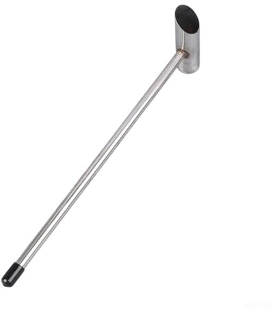 Filteilect Cuchara para máquina de algodón de azúcar de acero inoxidable para azúcar de malvavisco, mango ergonómico, accesorio para servir fácilmente azúcar y añadir dulces (pequeño)