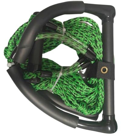 mophrati Wasserskiseil, Robustes Wakeboard Zugseil mit Griff, leicht und komfortabel, 23 m lang, für Wassersportbegeisterte, komfortabler Griff, multifunktional