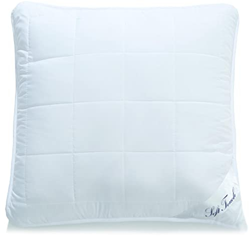 aqua-textil Kopfkissen 80 x 80 cm Reißverschluss Nackenkissen 1300g klimaregulierend Oeko-TEX