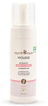ESPRIT EQUO COSMESI BIOLOGICA - Mousse Nettoyante Visage à base d’Eau de Rose de Damas et d'Aloès