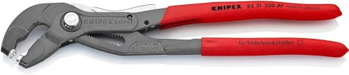 Knipex Pince à colliers autoserrants à cran d’arrêt gaines PVC anti-dérapantes 250 mm, 85 51 250 AF
