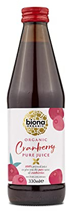 Biona Succo pressato puro di mirtillo rosso, 330ml