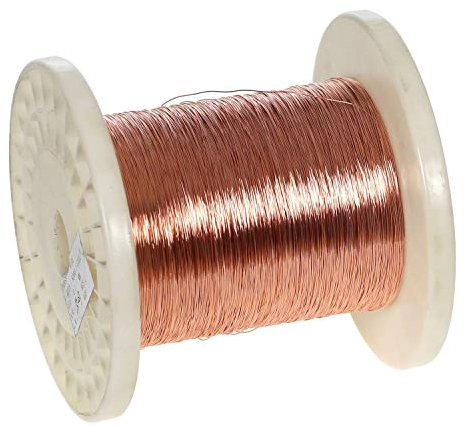 Bütic Kupferdraht - 1kg Draht Spule - verschiedene Materialstärken/Durchmesser, Größe:Ø 0,2mm - ca,3600m