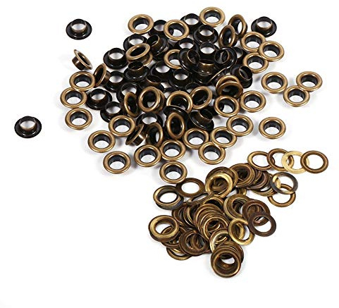Sheens 20 / 100sets Set de Rivets à Oeillets avec œillets, Tissus fabriqués à la Main, réparation d'accessoires décoratifs, rondelles et rondelles pour Chaussures, Sacs à Main, Chapeaux(17mm 20sets)