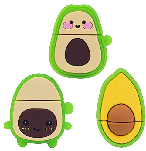 leizhan USB Flash Drive 16GB*3, USB Memory Stick Computer External Storage impermeabile e durevole (Avocado)