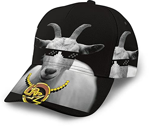 Lustige Ziege Tier Hörner Baseball Cap Sommer Caps Vintage Dad Cap Unisex Snapback Trucker Mütze, Siehe Abbildung, One size
