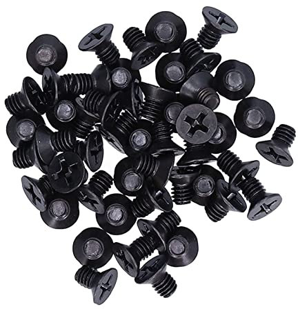Schraube, 50 Stück M4 Senkkopfschraube, Flaches Kreuzverbindungsteil A2-70 DIN 965, 4 Mm Gewindedurchmesser, für PZ2-Schraubendreher, Schrauben, Schrauben- und Bolzensätze (M4*6)