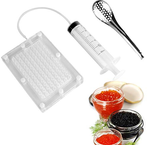 Kit Gastronomía Molecular | Caviar Maker Box Gotero Esferificación | Caviar Maker Box Spherification Dropper | Kit Gastronomía Molecular | Caviar Hacer Caja Esférica Dropper